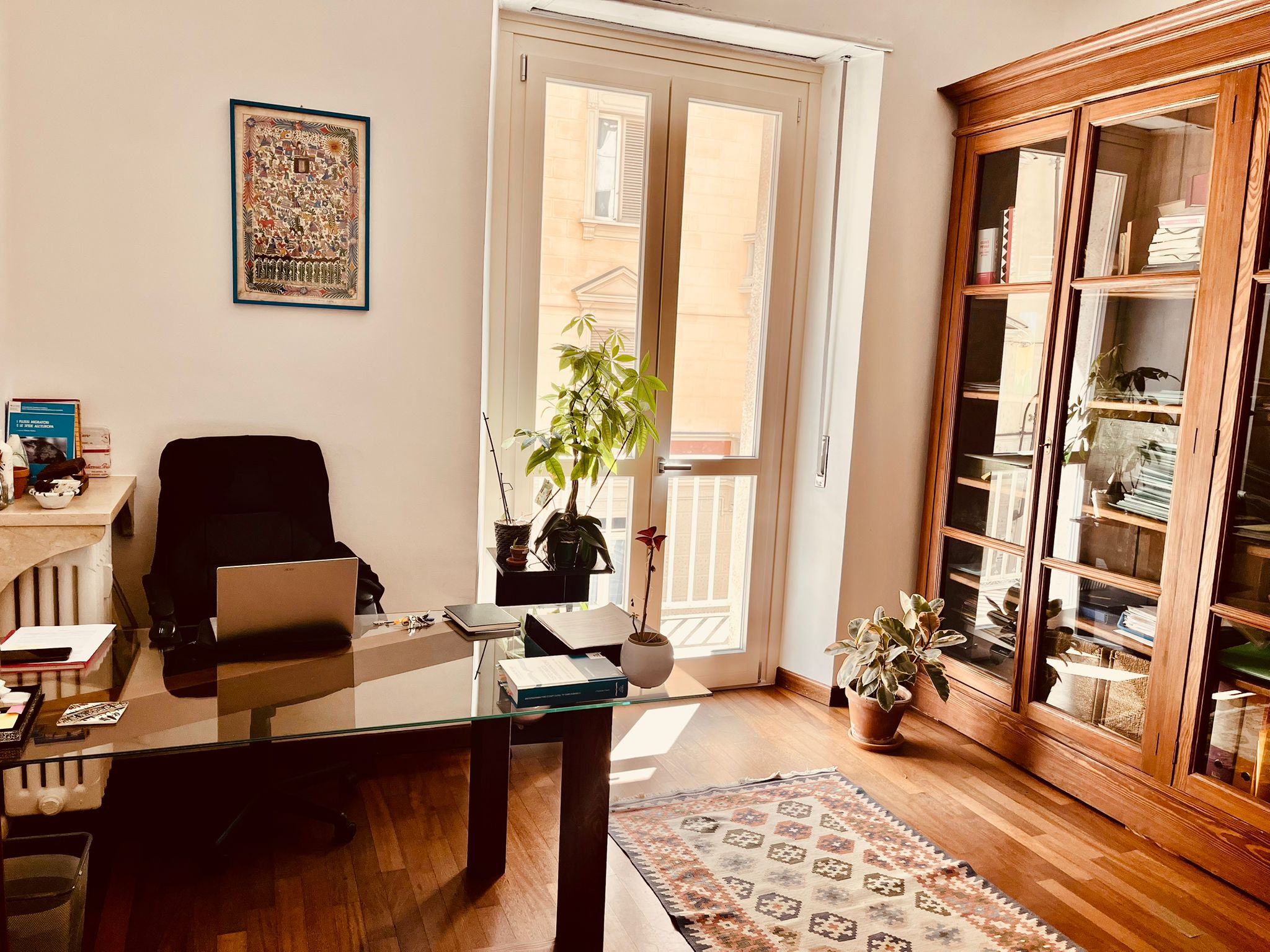 Studio workspace area